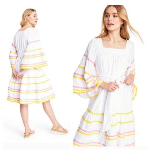 Lisa Marie Fernandez x Target Sleeve Bell Dress Small NWT - Picture 1 of 9